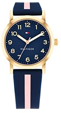 Tommy Hilfiger Kids Montre Mixte Analogique Quartz avec Bracelet Silicone 1720037