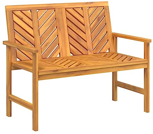 vidaXL Gartenbank 109 cm Massivholz Akazie