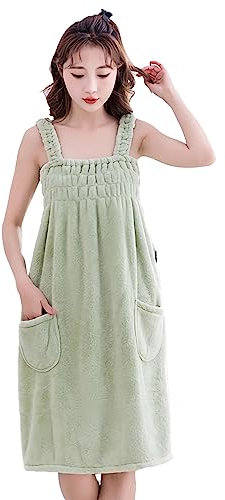SJTJSPX Saunakilt Damen Mädchen Bademäntel Bequeme Saunasarong Weich Saunatuch Spa Strand Handtuch Schnelltrocknend Duschtuch Sling Saunarock Morgenmantel Nachtwäsche