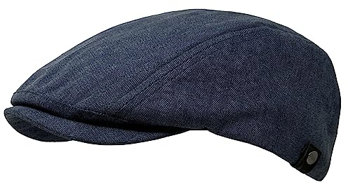 WEROR Herren Schiebermütze Flatcap Schirmmütze Cap Mütze WEROR-416.1 (57-58, Marine)