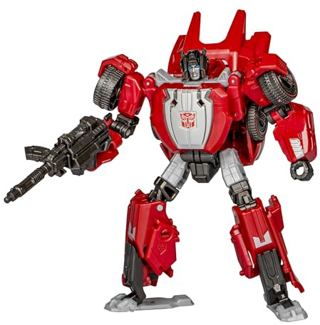 Transformers Toys Studio Series Deluxe War for Cybertron 07 Gamer Edition Sideswipe, 11.4 cm Converting Action Figure, 8+