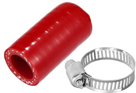 VekAuto Kit De Bouchon De Liquide De refroidissements En Silicone Renforcé, Universel 0,63 Id Pour Voiture Rouge