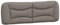 vidaXL Kopfteil Kissen, Kopfteilkissen für Schlafzimmer, Rückenkissen Bett mit Reißverschluss, Kopfpolster Bettkissen, Taupe 160cm Stoff