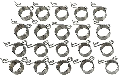 20 Stück Führungsfingerhalter, Strick-Fingerhut Mit 10 Stück Großen Ringen Und 10 Stück Kleinen Ringen, Edelstahl-Garn-Strang-Werkzeug Für Zuhause