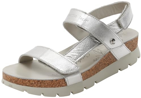 Panama Jack Sandalo da donna SelmaFlat, Plata B3, 37 EU