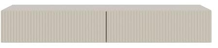 Selsey Schminktisch Makeup Tisch Frisiertisch Hängend Kosmetiktisch 110 cm Mit 2 Schubladen Veldio Graubeige
