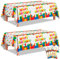 Building Block Party Tablecloths, 3pcs Building Block Party Decorations Tablecloths set - Building Blocks Tablecloth, Building Block Party Table Cover for Building Block Birthday Party Supplies