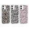 RUMDEY 3 Pack Clear Cheetah Print Phone Case for iPhone 12 Mini 5.4, Cute Girly Leopard Pattern Design Anti-Scratch Soft Slim TPU Silicon Protective Bumper Funda Cover for Women Girls - 01
