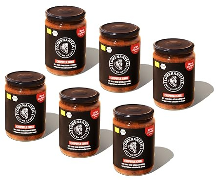Löwenanteil - 100% Bio-Eintopf CHIPOTLE CHILI - 6x 570g Glas - Proteinreiches Fertiggericht mit bestem Rindfleisch & Süßkartoffel - Ohne Zuckerzusatz & Glutenfrei