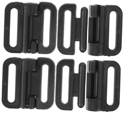 Holibanna 100 Sets Bra Front Clasps Plastic Front Buckle Easy to Use Replacement Parts Breastfeeding Bra Front Clasp Sturdy Material