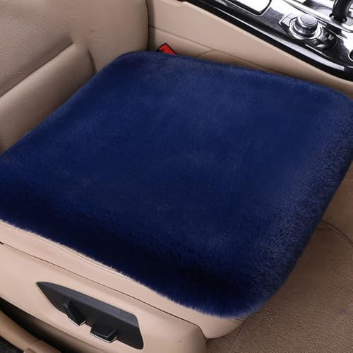 GTALIJHN Auto Sitzpolster Für VW T ROC 2015-2024, Winter Plüsch Sitzkissen Warm und Weich Sitzbezüge Ohne Rückenlehne Komfortable Innere Zubehör,A-One in The Front Row