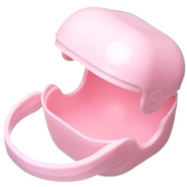 Custodia per ciuccio, da viaggio, per ciuccio, portatile, contenitore per, rosa, Refer to description, Unisex