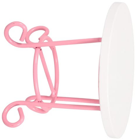 VICASKY Doll House Miniatur Möbel Mini Tisch Aus Holz Und Metall Für Puppenhaus Deko Maßstab Für Kreative Szenen Und Stilvolle Präsentationen