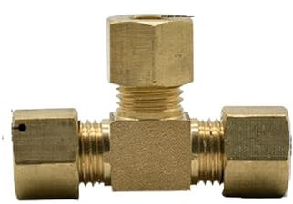 KXJSYL Tool Raccord à Compression à 3 Voies en Laiton, connecteur Union adapté au Tube OD 8mm, Eau, gaz et Carburant, 1 pièce