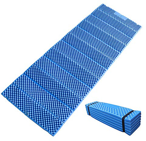 ACAGALA 190x57cm Campingmatte Ultraleichte Schaum Campingmatte Sitz Klappbare Strandmatte Picknickmatte Isomatte Außenmatratze