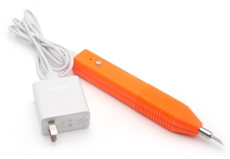 LeTkingok Cutter ultrasonique portable de 40 Khz avec puissance réglable type C/DC 12 V pour plastique, PCB, bois