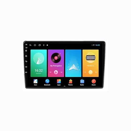9 Android 15 Pantalla Táctil Radio 2 DIN Coche Pantalla para Kia Ceed 2006 2007 2008 2009 con Enlace Espejo/GPS/FM/BT/Ventilador de refrigeración/Reproductor Multimedia(8+256G)