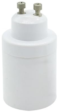 Tmboryuu Adattatore per lampadina a LED da GU10 a E27, convertitore per lampadine a vite, facile da usare, lampadina a LED
