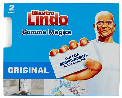 Mastro Lindo la Gomma Magica con Triplo Strato - 1 Confezione da 2 Gomme