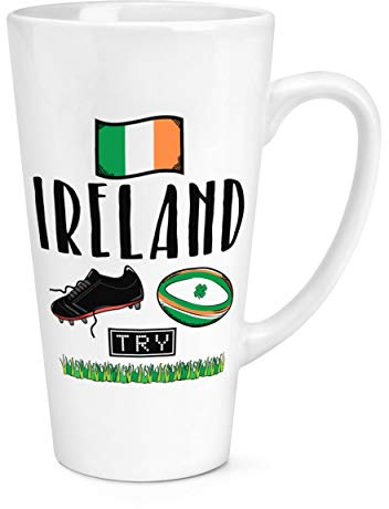 Rugby Ireland 17oz Large Latte Mug Cup
