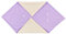 KraftKids Decke für Babyschale in weiße Punkte auf Lila, 75 x 75 cm große Baby-Decke, flauschig warme Fleece-Decke