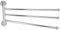 Swivel Handtuchhalter Bad Wand Handtuchhalter Swing Out Rotierenden Kleiderbügel Handtuchhalter Speicherorganisator Platzsparend für Badezimmer(3 Arme)