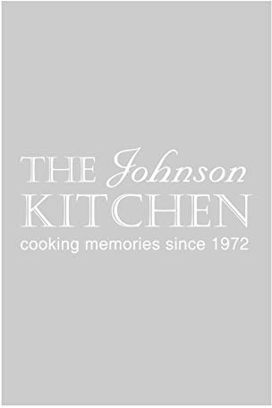 Paño de Cocina Gris Personalizable con Texto en inglés