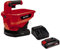 Einhell Épandeur universel GE-US 18 Li-Solo Power X-Change (lithium-ion, 3,3 l, régulation de la vitesse en 6 étapes, réglage de la dispersion en 8 étapes) avec Chargeur et Batterie 2,5Ah