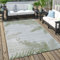 Paco Home Outdoor Teppich Für Terrasse Und Balkon Pastell Palmen Design, Grösse:60x100 cm, Farbe:Grün 2