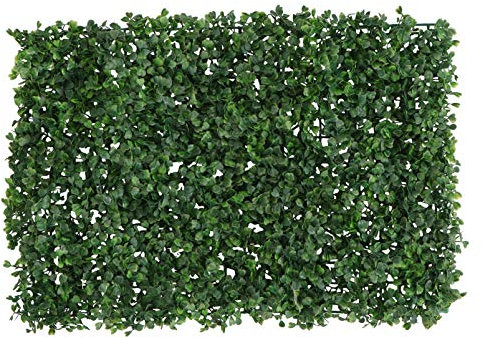 Pared de plantas artificiales milanés para pared, , verde, 60 x 40 cm, decoración de pared, césped artificial, tienda, restaurante, cafetería, casa, boda, festival, fiesta, decoración