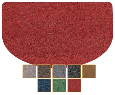 ANRO Schmutzfangmatte Fußmatte Türmatte Sauberlaufmatte Poet Rot 45 x 75 cm