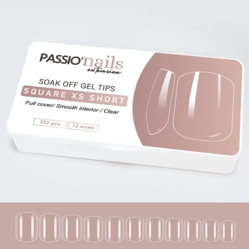 Capsules Américaines Passio'Nails (XS Carré Extra Court)