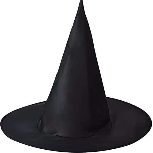 Retoo Chapeaux De Sorcière Pour Fête D'halloween, Taille Universelle, Accessoires De Costume, Chapeau De Sorcier Pliable Pour Halloween, Pour Hommes Femme, Enfants, Réunions De Famille, Noir