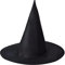 Retoo Hexenhut Damen Groß, Schwarz Halloween Hexenhut Zauberer Männer Frauen, Hexen Hut Kostüm Cosplay, Breite Krempe Spitzhut, Accessoire für Ihr Hexenkostüm, Kopfbedeckung, Karnevalshut
