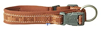 Hurtta Casual Hundehalsband ECO nachhaltigem Hundehalsband (40-50 cm, Cinnamon)