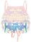 iEFiEL Damen Pailletten BH Bauchtanz Kostüm Oberteil Latin Neckholder Tops Frauen Tanzen Quaste Top Bikini Yoga Party Clubwear Xa Rosa Einheitsgröße