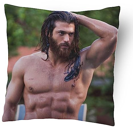 Generico Can Yaman Cuscino 46 Idea Regalo Compleanno festa personaggi famosi collezione Decorazioni casa Divano Letto Serie tv Daydreamer Le Ali del Sogno Bitter Sweet