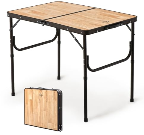 Naturehike Campingtisch, Holzwerkstoff, Holz