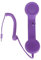 Retro 3,5 mm Telefonhörer, USB C Telefonhörer, Strahlungssicherer Vintage Telefonhörer, Handy Empfänger, Mikrofon, Mikrofon, Lautsprecher für Smartphone (Purple)