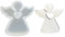Engel-Silikonform, Seifenherstellungszubehör, schöne Engel-Kerzen-Silikonformen, Epoxidharzform für Schokolade, harte Süßigkeiten, Desserts, Eiswürfel, Kerzen, Seife, Backen, Kuchendekoration (B)