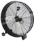 Abrila - Ventilador Industrial MAXIMUM | Negro con 3 Velocidades Ajustables | 360W con Ruedas