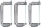 Olympia Tools Heavy Duty Cast Iron C-Clamps with 8-Inch Jaw Opening and 4-Inch Throat, 3 Pack