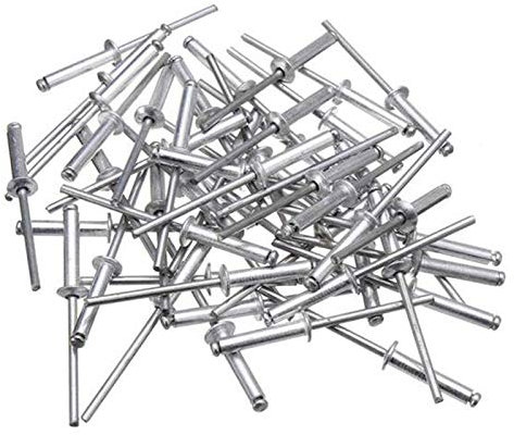 Blindnieten Set,Blindnieten 180pcs / Set M3 Edelstahl Aluminium Blindniete Nagel-Dekoration Nieten for Möbel Sortiment Kit
