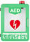AED-Defibrillator-Aufbewahrungsschrank, Erste-Hilfe-AED-Defibrillator-Aufbewahrungsschrank zur Wandmontage, Erste-Hilfe-Schrank, Trennwandposition verstellbar, passend für die meisten AED-Modelle (g