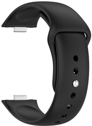 Silikon Armband kompatibel mit Huawei Watch Fit 4/Watch Fit 4 Pro/Fit 3 Sportarmband für Männer Frauen Atmungsaktiv Weich Ersatzarmband Verstellbar Wasserdicht Sportarmband für Damen Herren