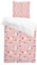 INTOMENG Einhorn Mädchen Bettwäsche Bunt Regenbogen 135x200 Kinder Jugendliche Mädchen Teenager Bringen Sie 1 Kissenbezug 80 X 80 Pink Mikrofaser Bettwäsche 3D Meteor Blume Muster