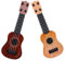 KONTONTY 2st Mini-Ukulele Ukulele Für Kinder Anfänger Simulations-Ukulele Früherziehung Ukulele Kleinkind Musikinstrument Anfänger Gitarre Kinder Gitarrenspielzeug Ukulele-Modell Plastik