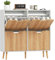 HOMCOM Meuble à Chaussures 4 abattants, Armoire à Chaussures 16 Paires, avec étagère réglable, Pieds en Bois, Rangement Chaussure, Grande capacité pour Couloir, entrée, 95 x 26 x 95 cm, Blanc