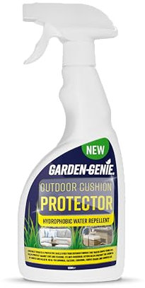 Garden Genie - Protezione per cuscini da esterni, impermeabile, resistente ai raggi UV e antimacchia, protegge i mobili da giardino da pioggia, sole e fuoriuscite, ad asciugatura rapida, protezione