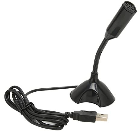 Keenso Computer Microfono USB MSN Skype Songs Web 360 Gradi Molti Microfono a Condensatore Desktop